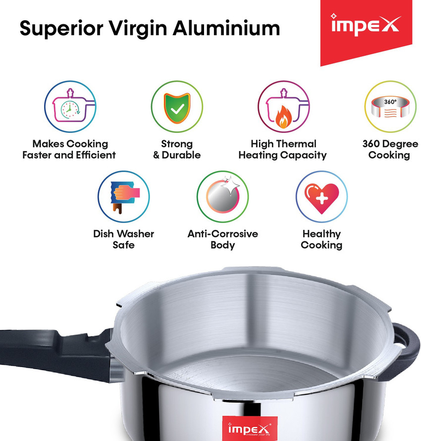 IMPEX Norma 10 10 L Pressure Cooker Price in India Buy IMPEX