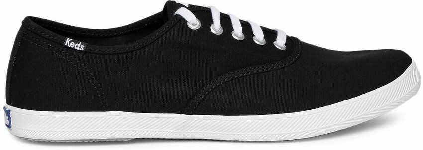 Mens black keds sales