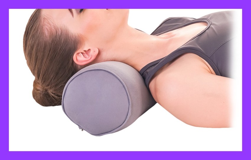 Cervical Neck Roll Memory Foam Pillow, Bolster, round Neck Support for  Sleeping