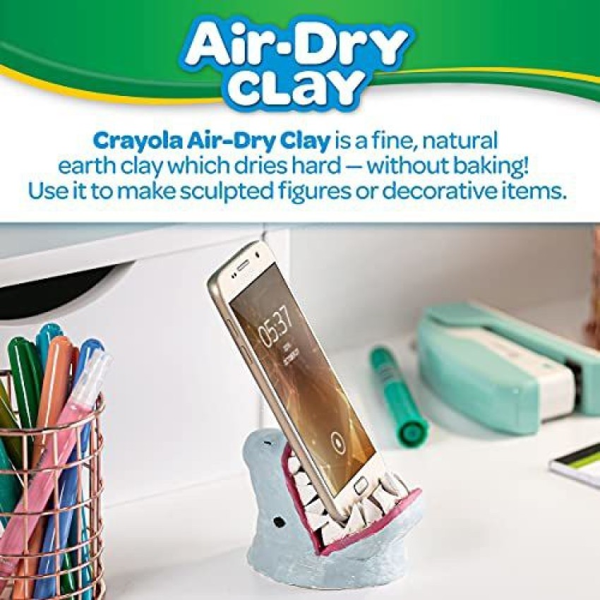 Crayola Clay, Air Dry, White, Coloring & Activity