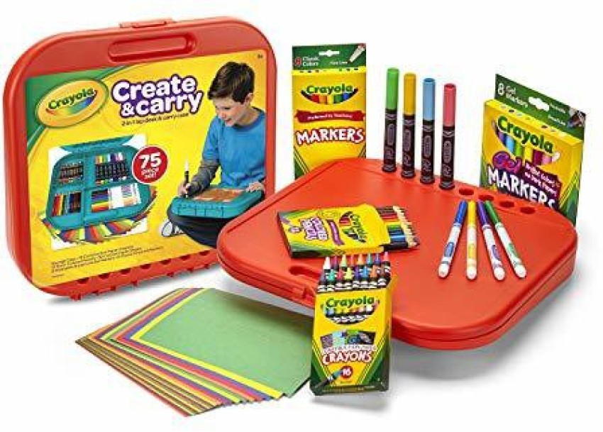 Crayola Ultimate Art Case With Easel, 85 Pieces, Gift For Kids