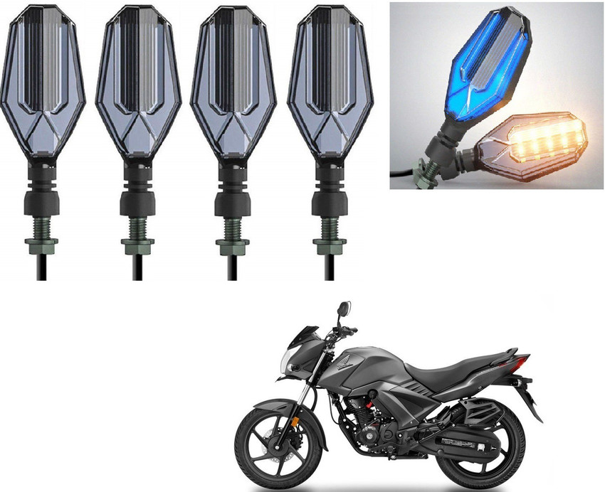 AuTO ADDiCT Front Rear LED Indicator Light for Honda Unicorn
