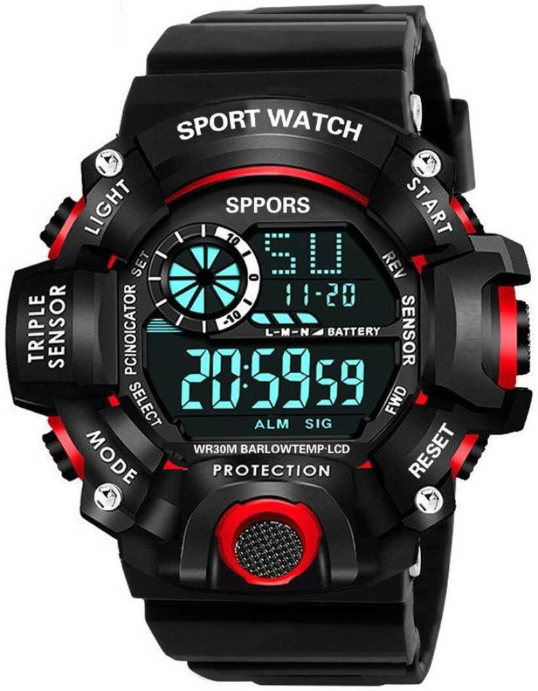 SPORT COLLECTION Men Sport Watch High end Silicone Strap Military Wrist Watch Led Calendar Waterproof Digital Watch Kids Watch KIDS SPORTS WATCH Digital Watch For Boys Girls Digital Watch For