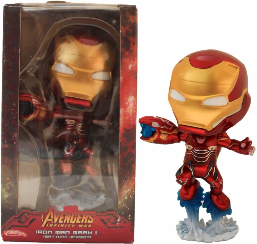 OFFO Marvel Avengers Bobblehead [12 cm] For Home Decors, office desk and  Study Table, Iron man - Marvel Avengers Bobblehead [12 cm] For Home Decors,  office desk and Study Table, Iron man .