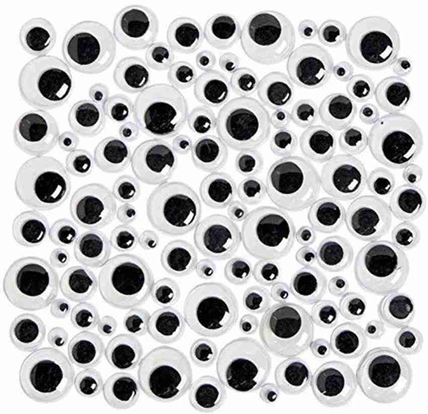 Uprising Store 50 Pieces Googly Eyes, Wiggle Eyes, Doll Eyes, Art and Craft  Eyes 5 Sizes For craft decoration - 50 Pieces Googly Eyes, Wiggle Eyes,  Doll Eyes, Art and Craft Eyes