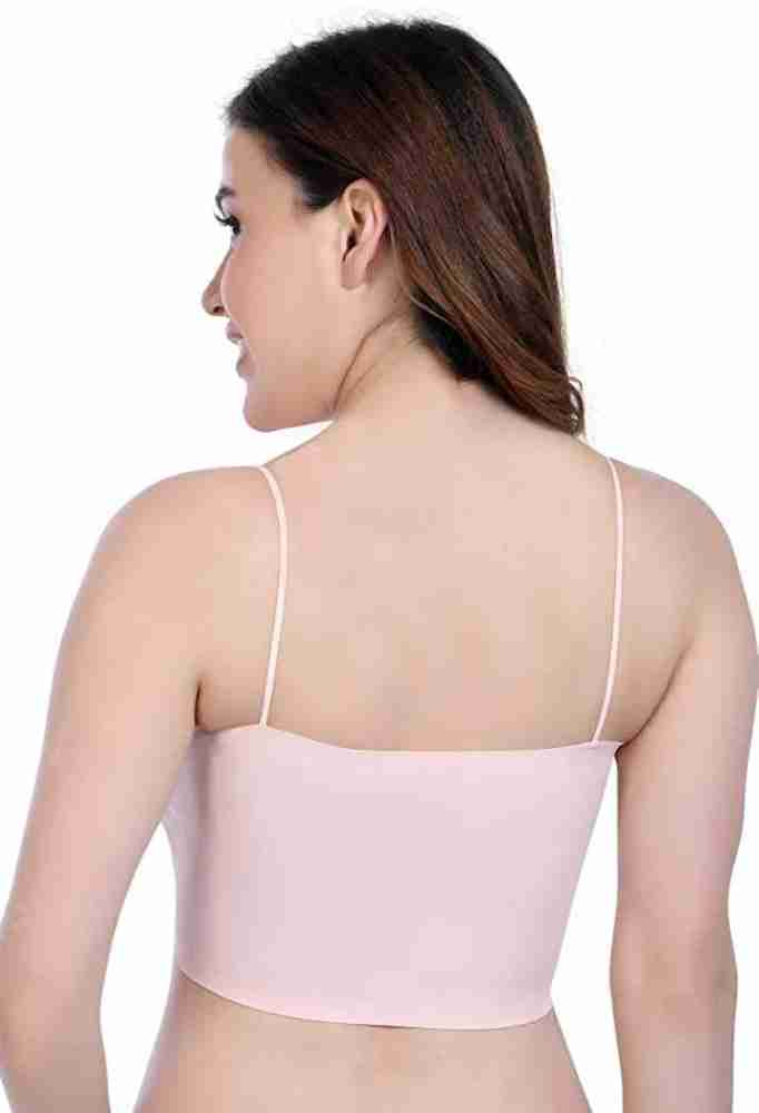 Trendzino Camisole Slip(Removable Pads)(Fit Up to Size 28-30-32-34) Women Cami  Bra Heavily Padded Bra - Buy Trendzino Camisole Slip(Removable Pads)(Fit Up  to Size 28-30-32-34) Women Cami Bra Heavily Padded Bra Online at