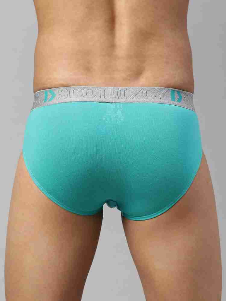 DIXCY SCOTT MAXIMUS Men Pack Of 2 Solid Cotton Basic Briefs MAXB-004-HUSTLE  BRIEF-P2