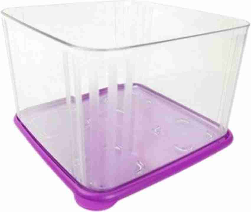 Tupperware clear mates mini set of 4 purple lids