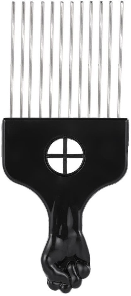 Metal on sale afro comb