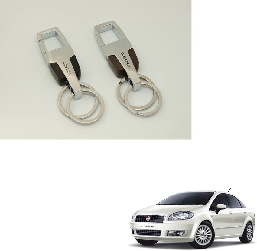 SEMAPHORE Double Ring Hook Locking Key Ring Black Brown Key