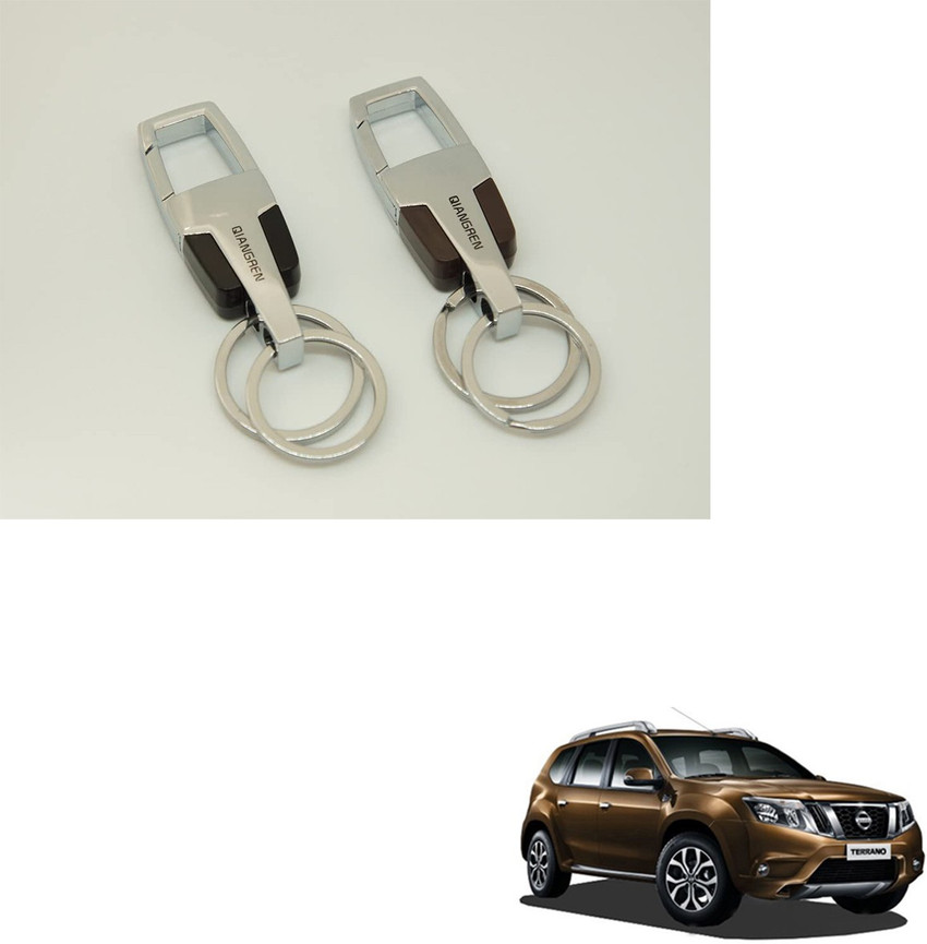 SEMAPHORE Double Ring Hook Locking Key Ring Black Brown Key