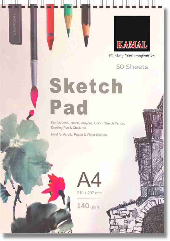 Sketch Book, Artist Sketching Drawing Pad, A4 Sketchpad Art