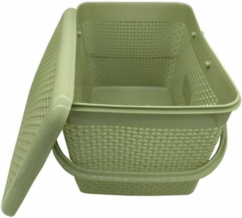 Portable Shower Caddy Basket, Plastic Organizer Storage Tote with Handles  Toiletry Bag Bin Box for Bathroom, College Dorm Room Essentials, Kitchen 