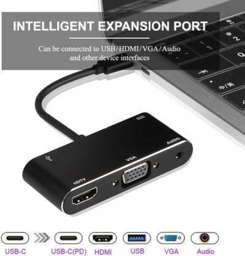 Usb hub vga hdmi hot sale