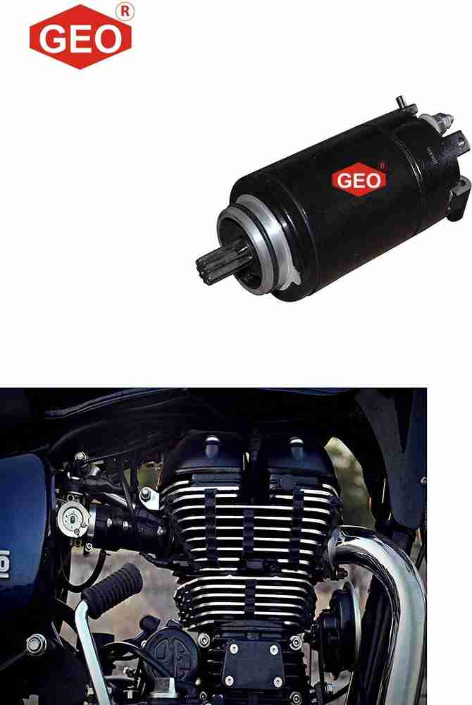 Royal enfield starter motor top