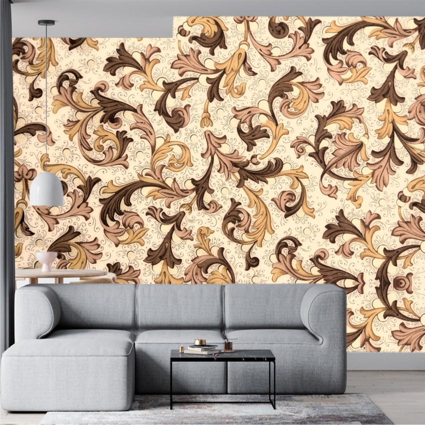 Luxury Decorative Beige Brown Wallpaper Price in India  Buy Luxury  Decorative Beige Brown Wallpaper online at Flipkartcom