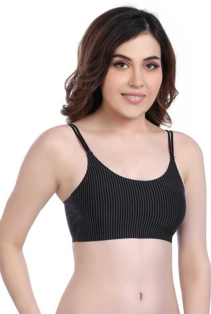 Buy online Peach Solid Sports Bra from lingerie for Women by Madam for ₹319  at 20% off