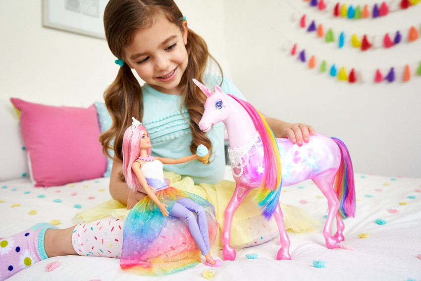 Barbie rainbow sales unicorn