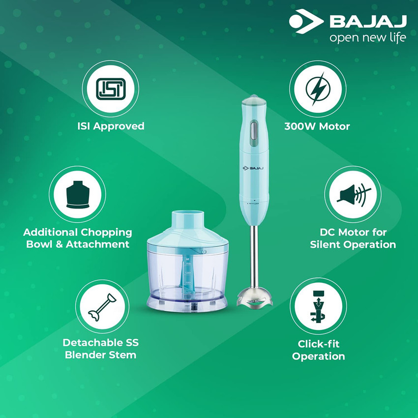 Bajaj hand deals blender 300 watt