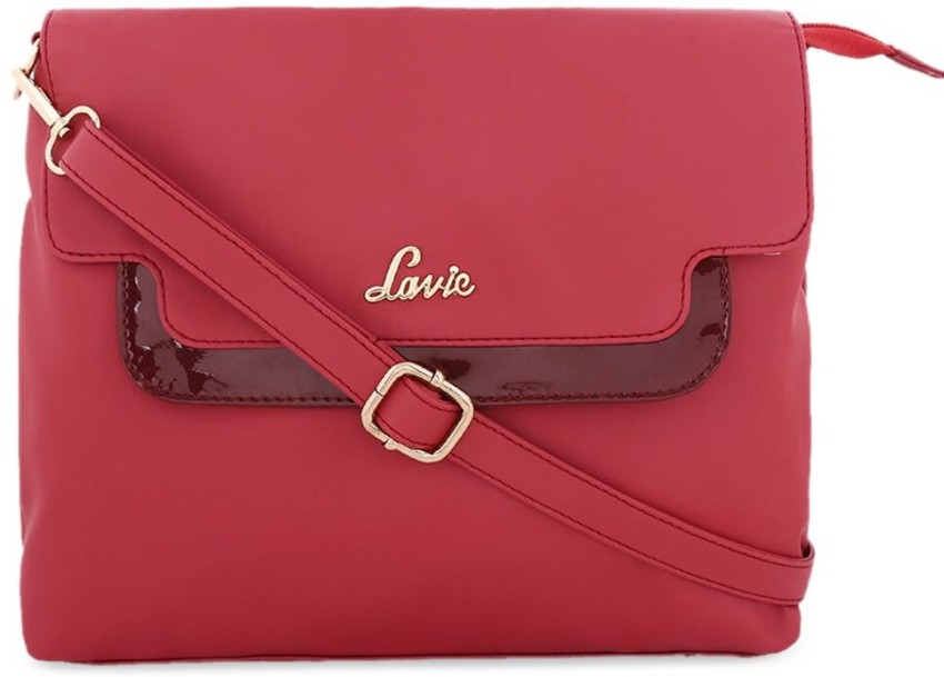 Buy LAVIE Women Red Sling Bag Red Online Best Price in India