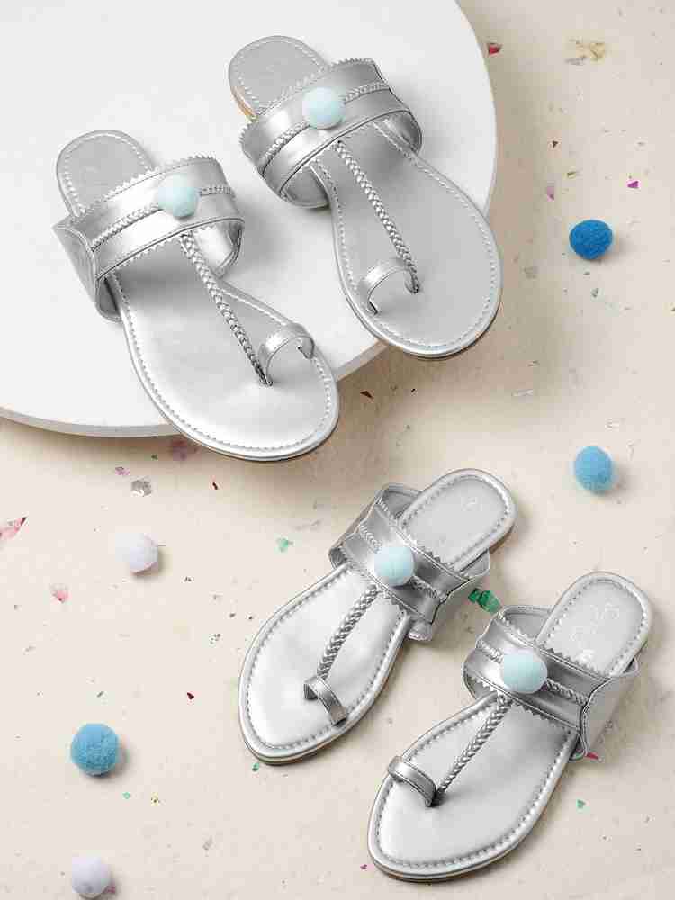 Sangria Girls Slip on Toe Ring Sandals Price in India Buy