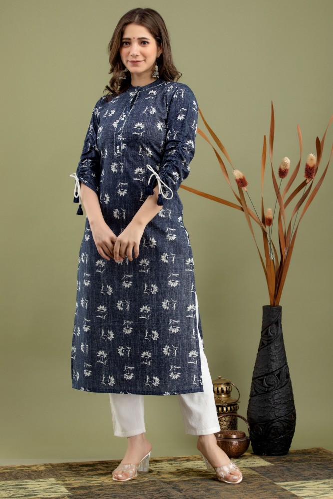 Buy online Black Printed Cotton Suit Set from ethnic wear for Women by  Misskurti for ₹1499 at 63% off