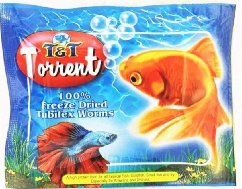 Aquatica Fishes Aquatica Fishes Torrent Tubifex Worms Combo Of 6.