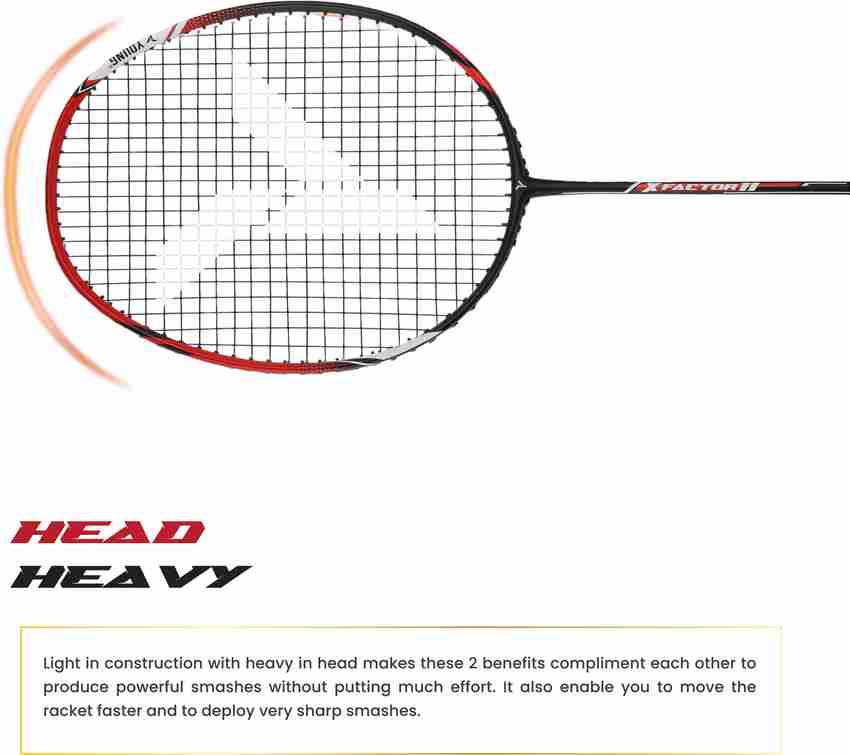 Head heavy badminton racket discount