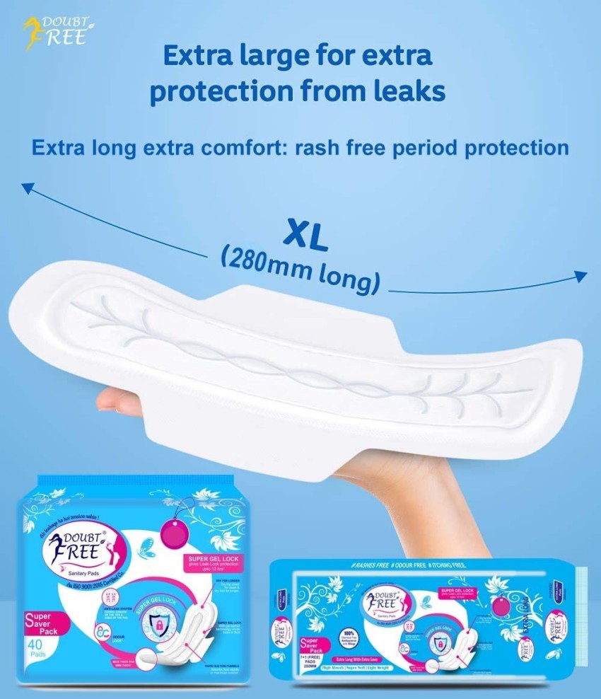 Stressfree Extra Large Size Sanitary Pads at Rs 39/pack in Indore