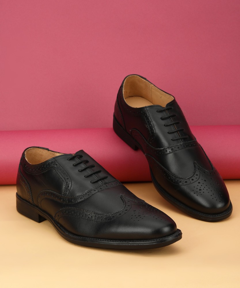 Bata black formal shoes on sale flipkart