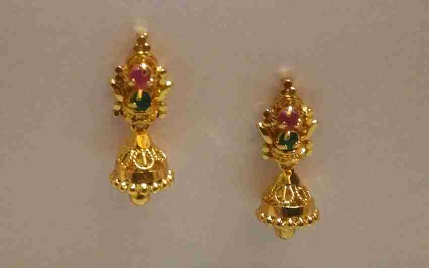 4gm gold clearance earrings price