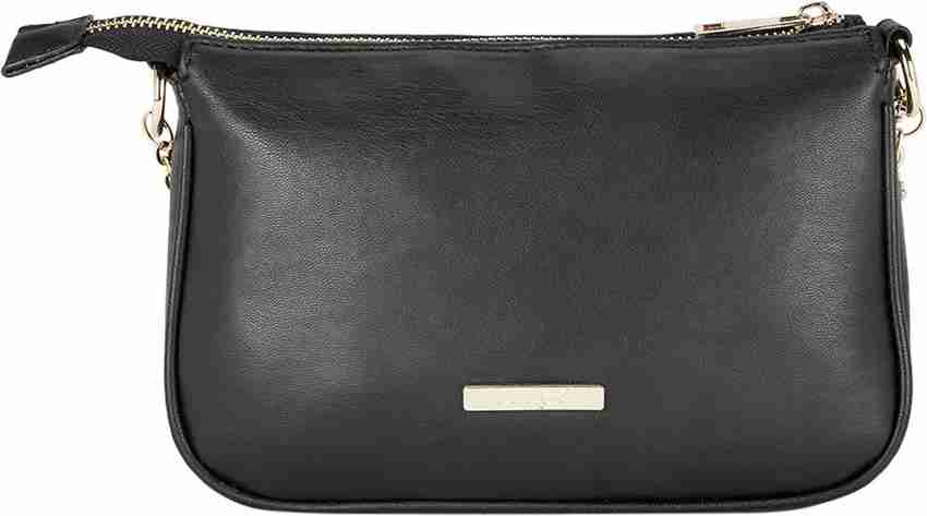 Forever glam black sling bags clearance