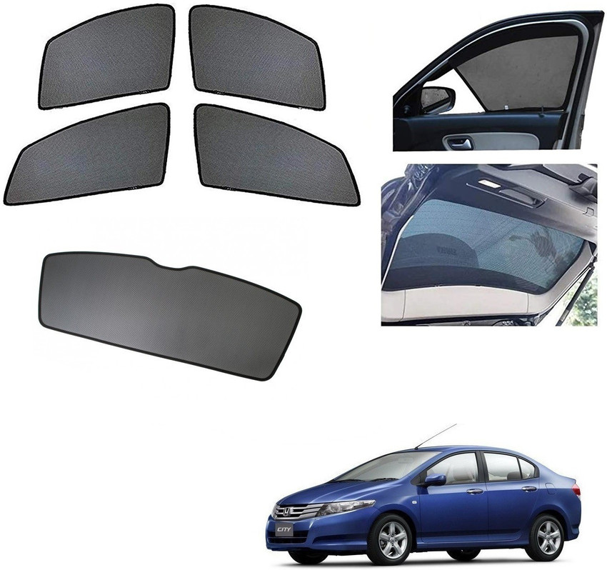 AuTO ADDiCT Side Window Rear Window Sun Shade For Honda City