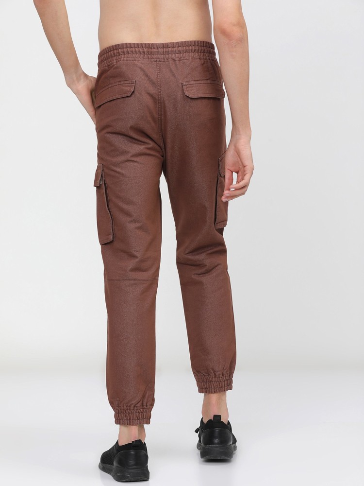 Mens Cargo Joggers Brown Bolf CT6705 BROWN