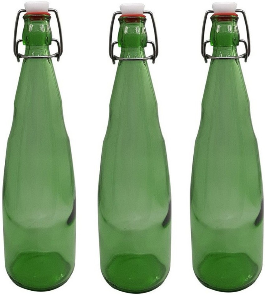 Glass Water Bottle - Emerald