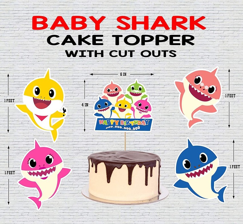 Baby Shark Cake topper Rqsted... - Free Cake Topper/Printable | Facebook