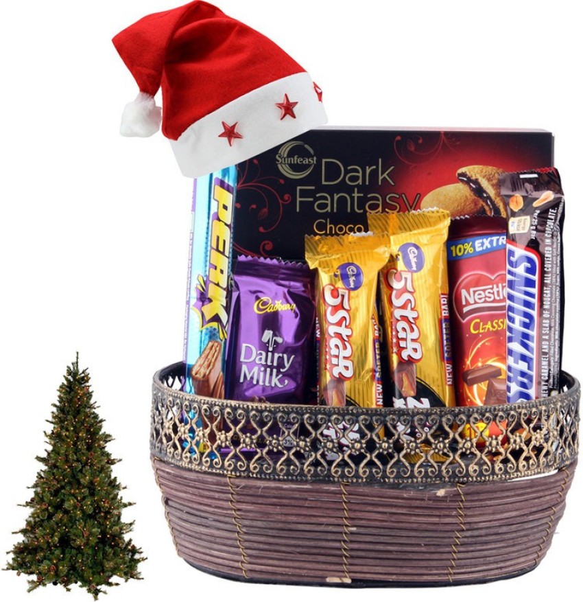 FestivalsBazar Square Shaped Mouthwatering Birthday Gift Hamper Of