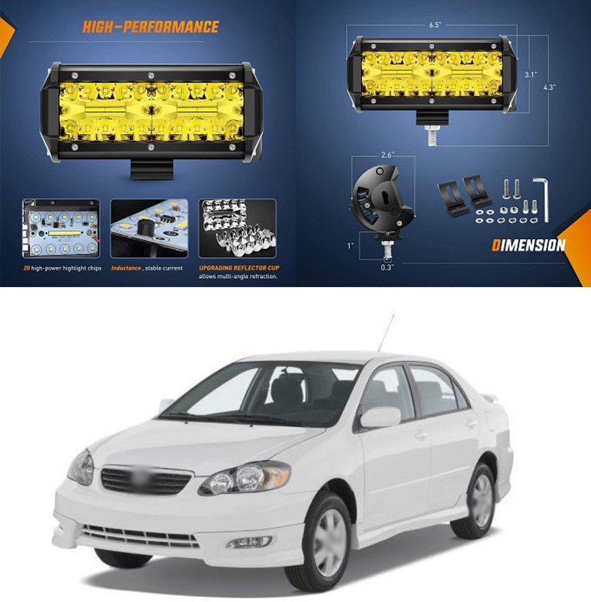 Toyota corolla shop light bar