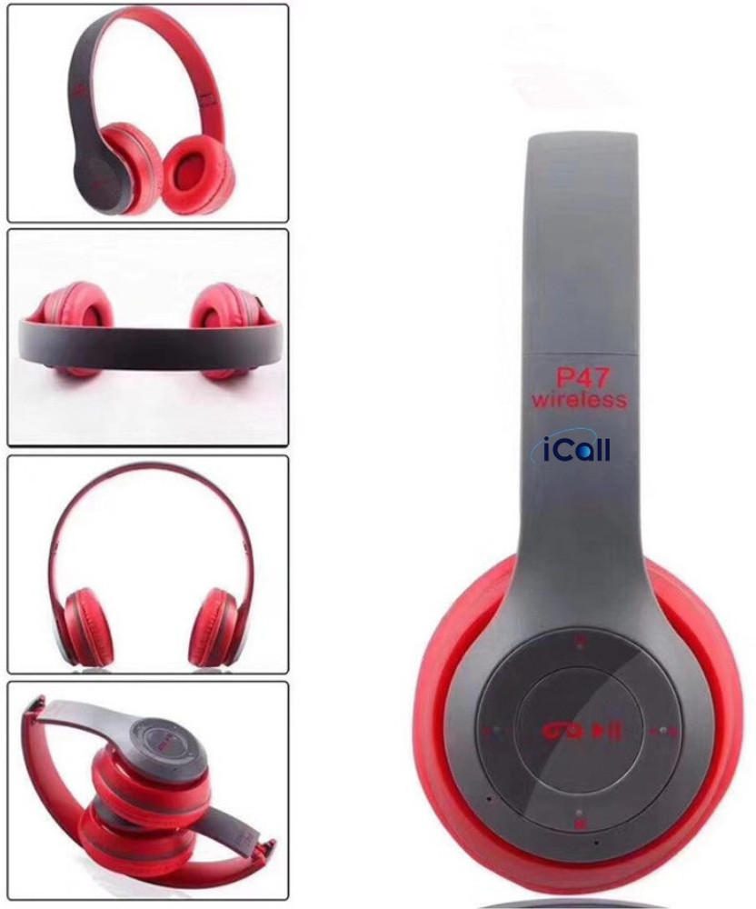 icall BestSound Latest P47 With Mic With 6 Hour Battery Backup