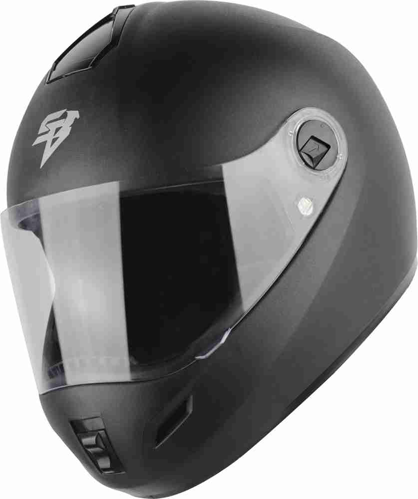 Steelbird SBH-2 / ZX2 HI-QUALITY FULL FACE BLACK 580 MM SIZE (L)  Motorsports Helmet - Buy Steelbird SBH-2 / ZX2 HI-QUALITY FULL FACE BLACK  580 MM SIZE (L) Motorsports Helmet Online at