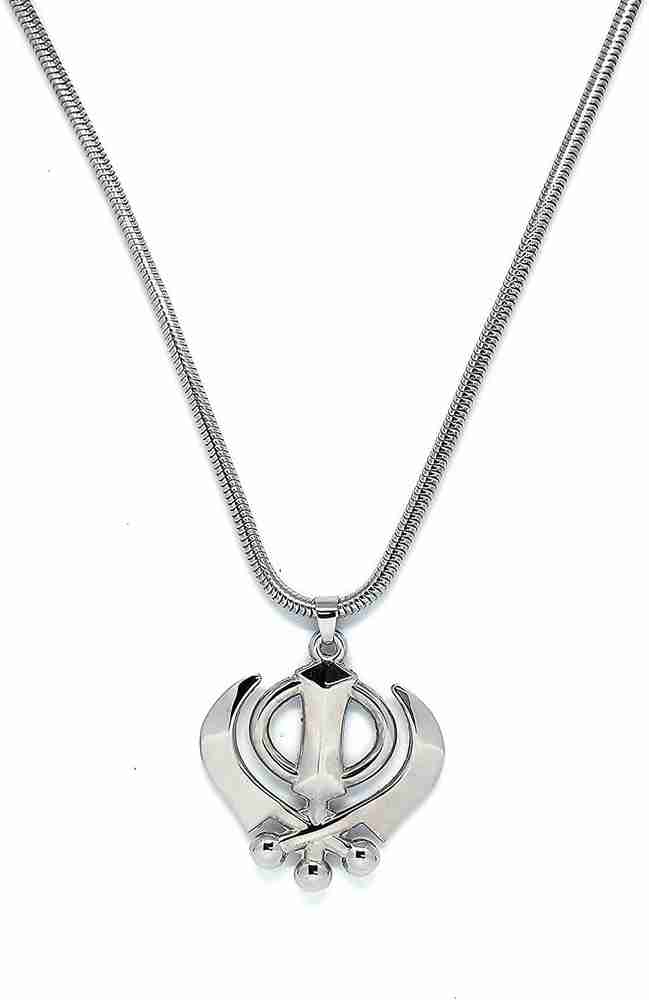 Lyzoo Antim Movie Salman Khan Inspired Locket Silver Stainless Steel Price in India Buy Lyzoo Antim Movie Salman Khan Inspired Locket Silver Stainless Steel Online at Best Prices in India