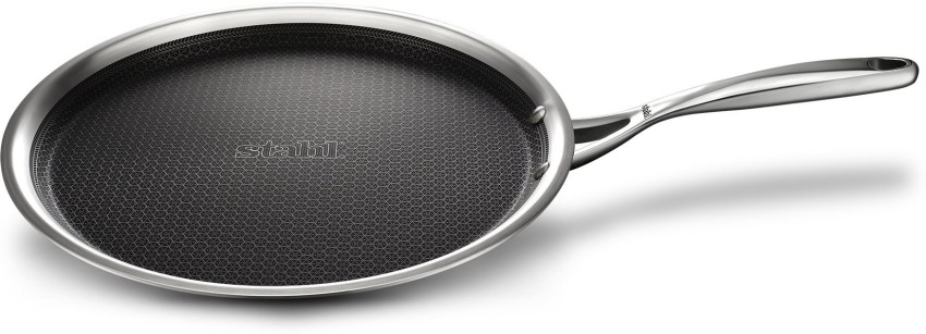 Stahl Triply Stainless Steel Non Stick Tawa, Tri Ply Roti Tawa, Stainless  Steel Scratch Resistant Roti Tawa With Induction Base