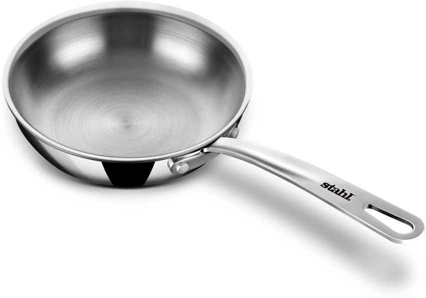 Stahl Triply Stainless Steel Artisan Mikro Saucepan Without Lid, 4292, 10  cm, 450 ml