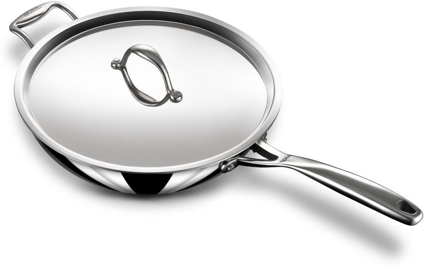 Stahl Triply Stainless Steel Pan I Frying Pan Without Lid I