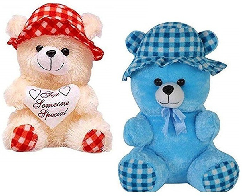 Red and blue online teddy bear