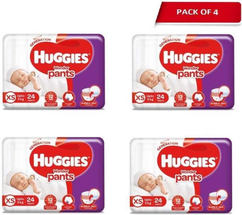 Cotton Disposable Huggies Wonder XS 24 Pack Pants Diaper Age Group Newly  Born