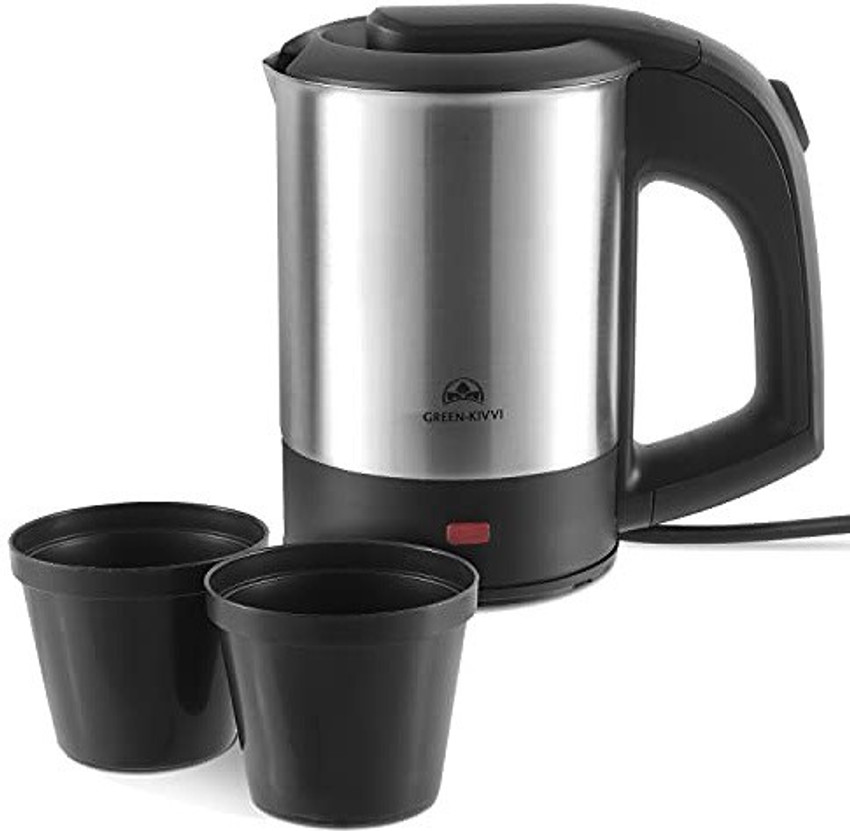 GREEN KIVVI Stainless Steel Water Heater Jug Hot Water Tea Maker