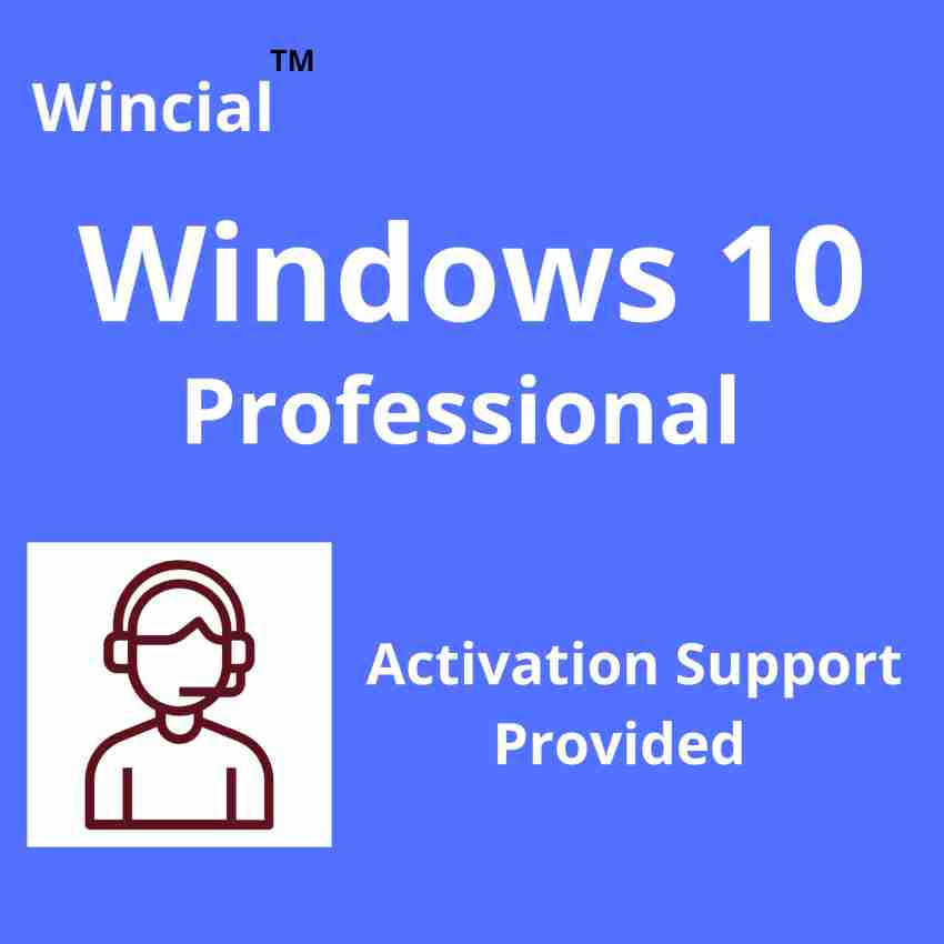 wincial Windows 10 Pro 32bit, 64bit - wincial : Flipkart.com