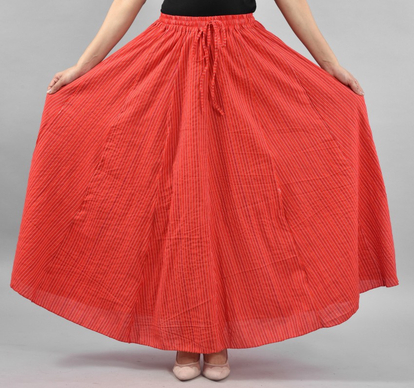 Inexpensive long 2025 red skirt