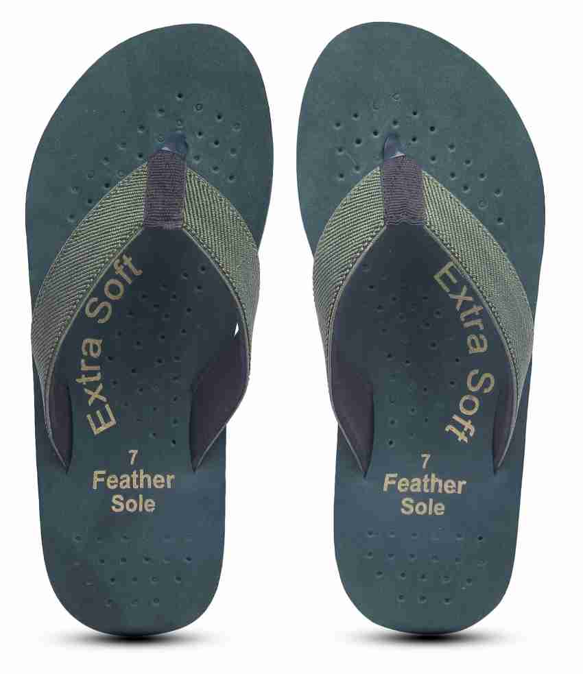 Soft sole best sale flip flops mens